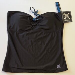 Moon Shine Camo Undertow Black Tankini with matching bikini bottom